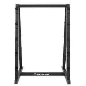 10-Bar Fixed Barbell Weight Rack - Heavy-Duty Storage