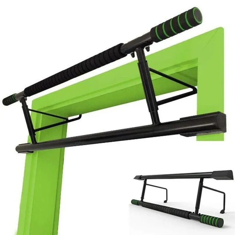 4 in 1 Doorway Trainer - Multi-Grip Pullup Bar with Smart Larger Hooks Technology