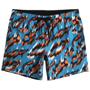 6 Inch Blue Tiger Running Workout Shorts