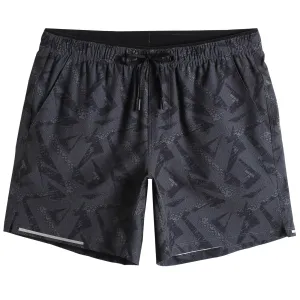 6 Inch Grey Black Running Workout Shorts