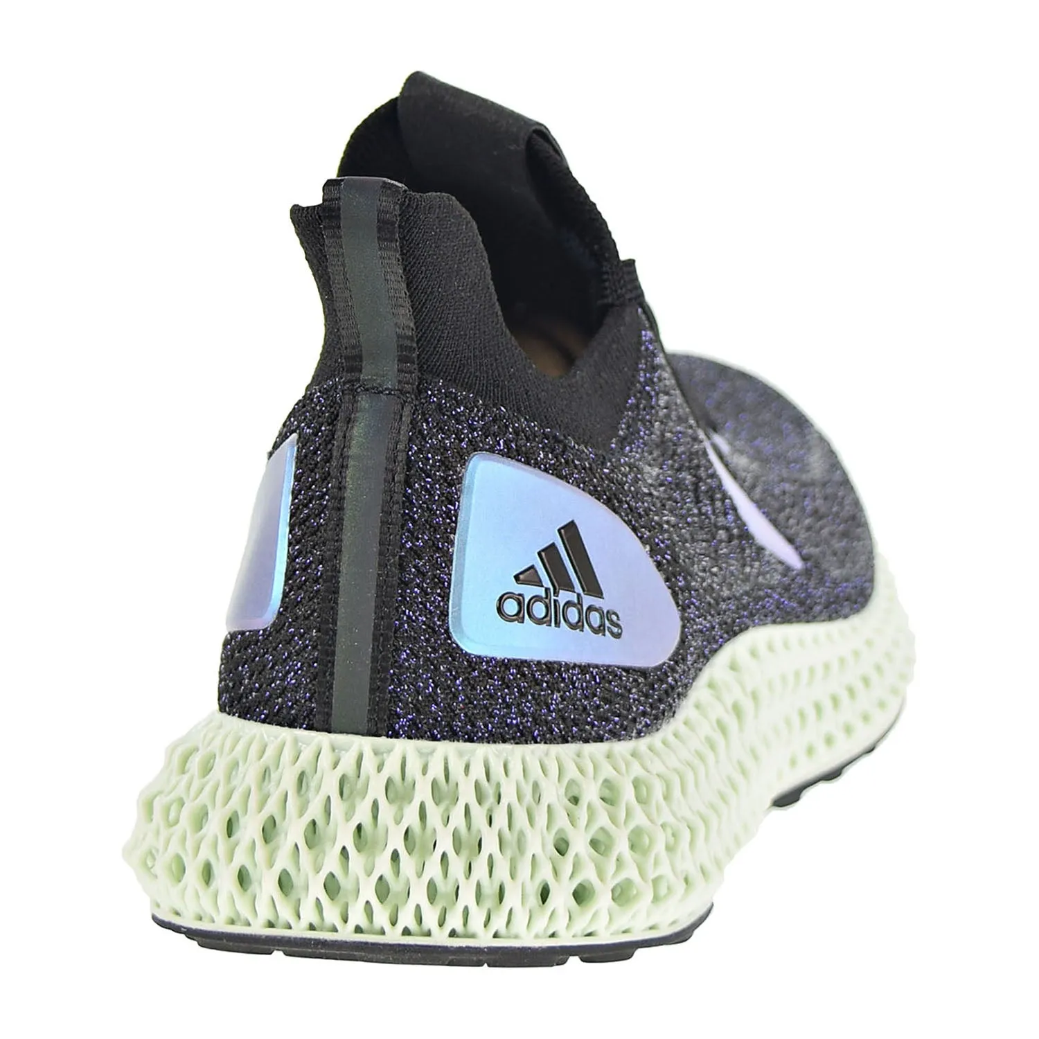 Adidas Alphaedge 4D Men's Shoes Core Black-Glory Blue-Collegiate Purple