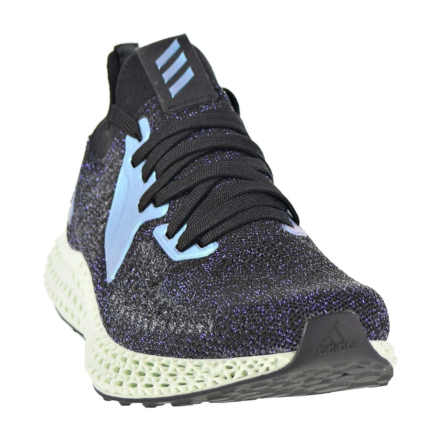 Adidas Alphaedge 4D Men's Shoes Core Black-Glory Blue-Collegiate Purple