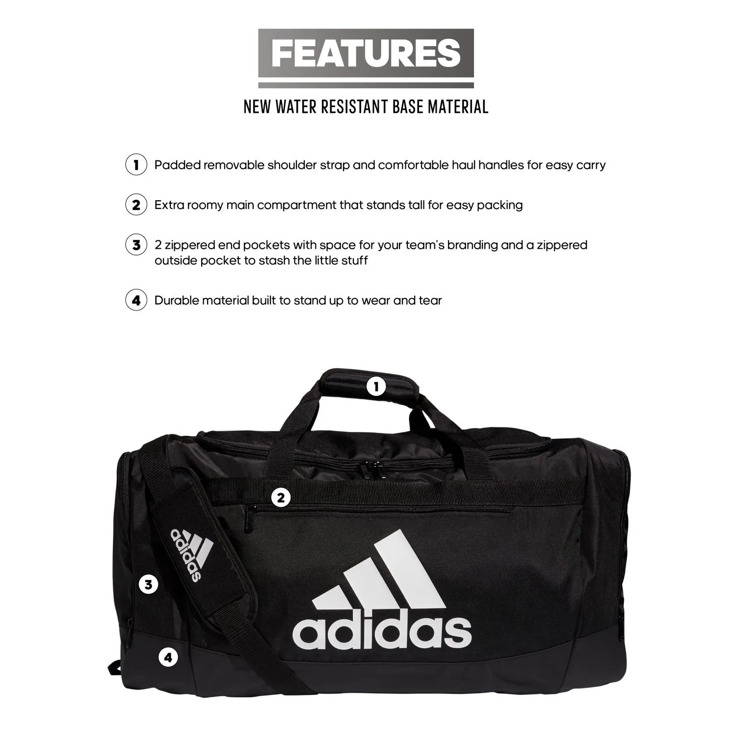 adidas Defender IV Large Duffel Bag