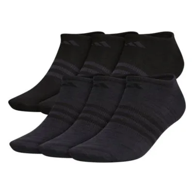 adidas Men's Superlite II 6-Pack No Show Socks