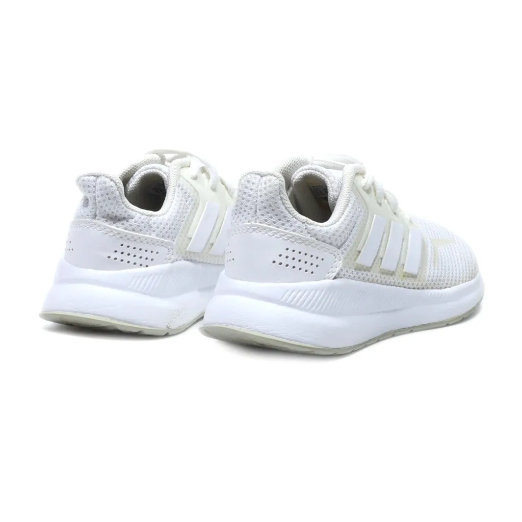 Adidas Runfalcon Sport Shoes Fabric White Colour For Kids