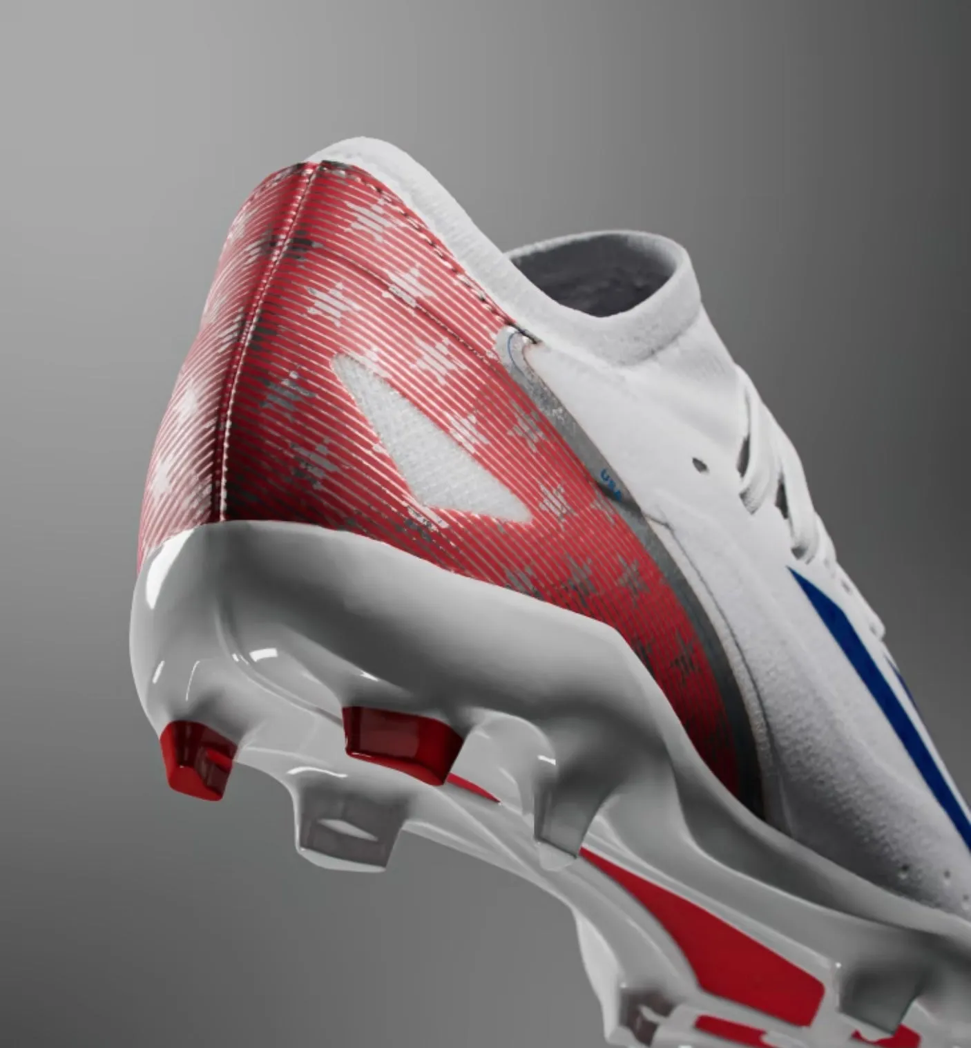 adidas X CrazyFast.3 USA Firm Ground Soccer Cleats IG0665 White/Red/Blue