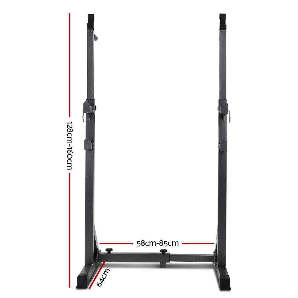 Adjustable Strong Steel Weight Bench Squat Rack 300kg Everfit