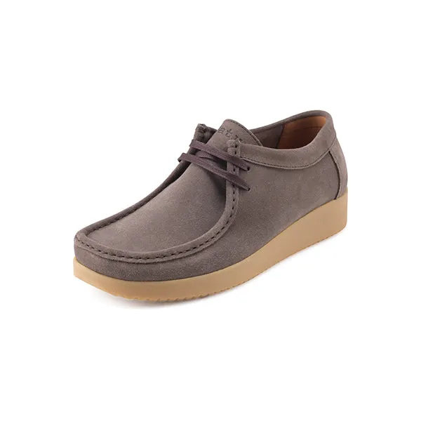 Alba - Chrome Free Suede with Gum Sole