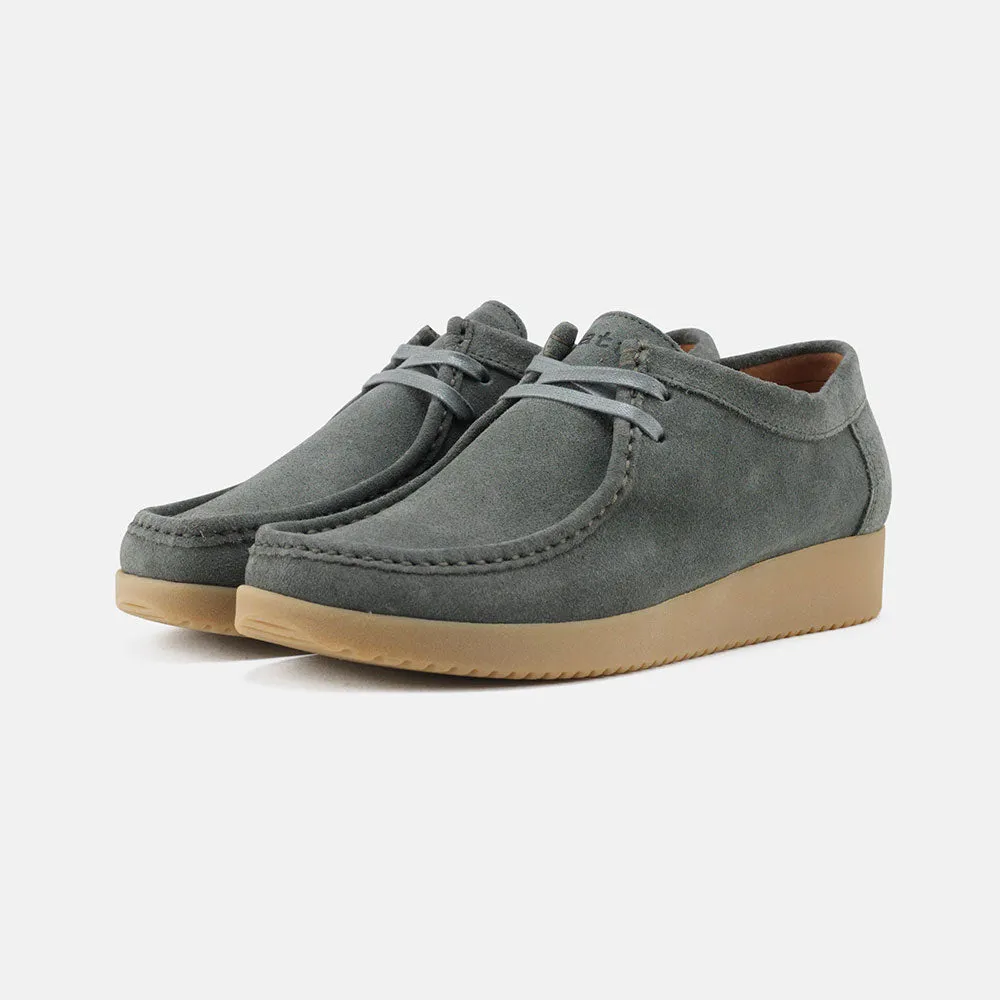 Alba - Chrome Free Suede with Gum Sole