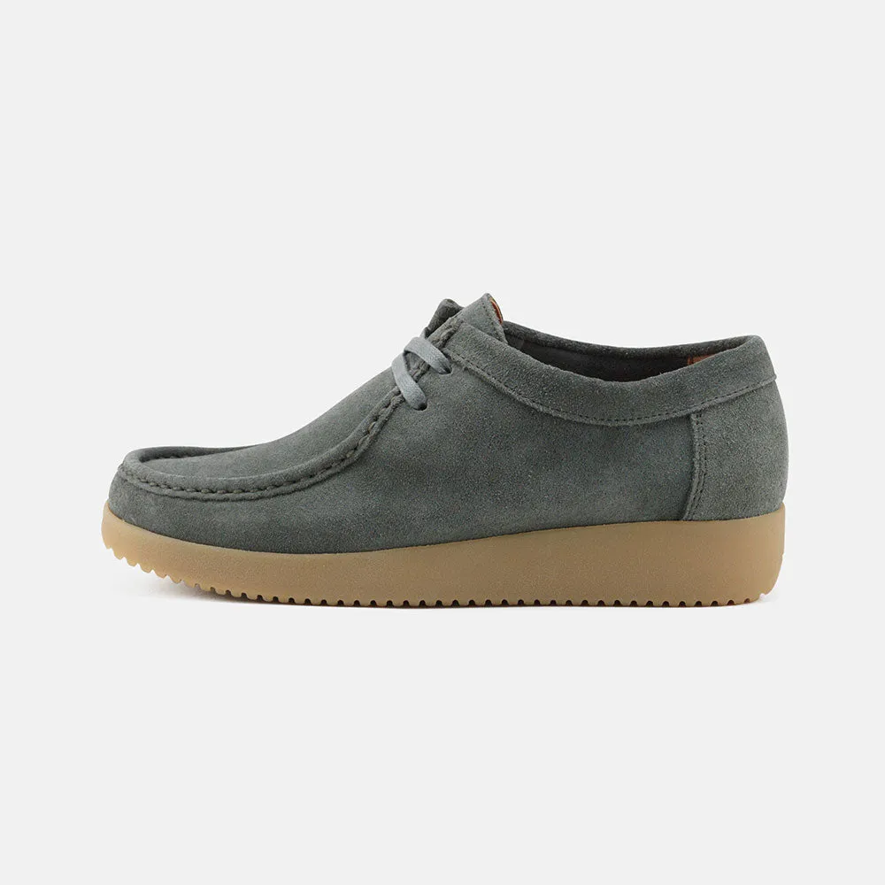 Alba - Chrome Free Suede with Gum Sole