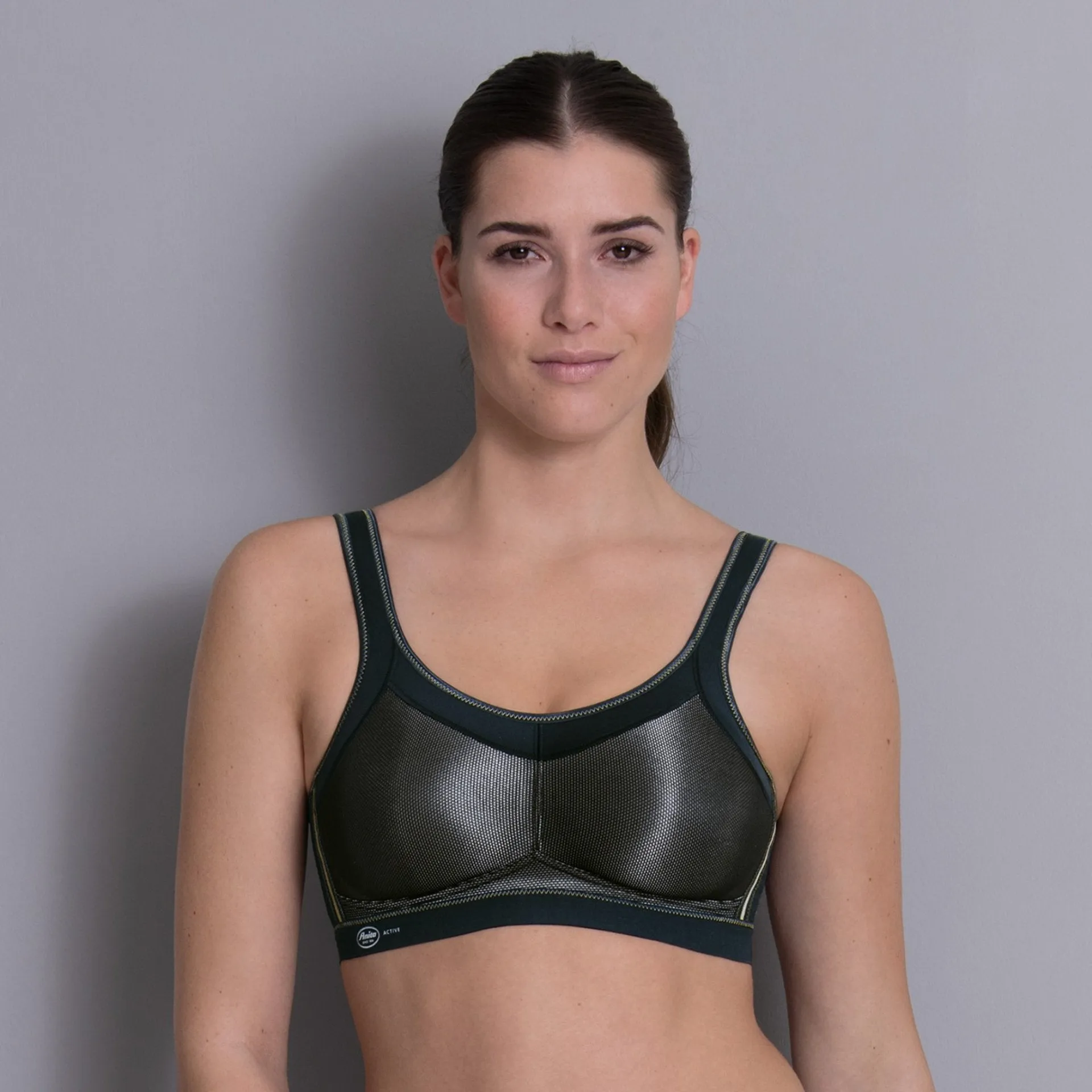 Anita Active Momentum Wire Free Sports Bra, Black