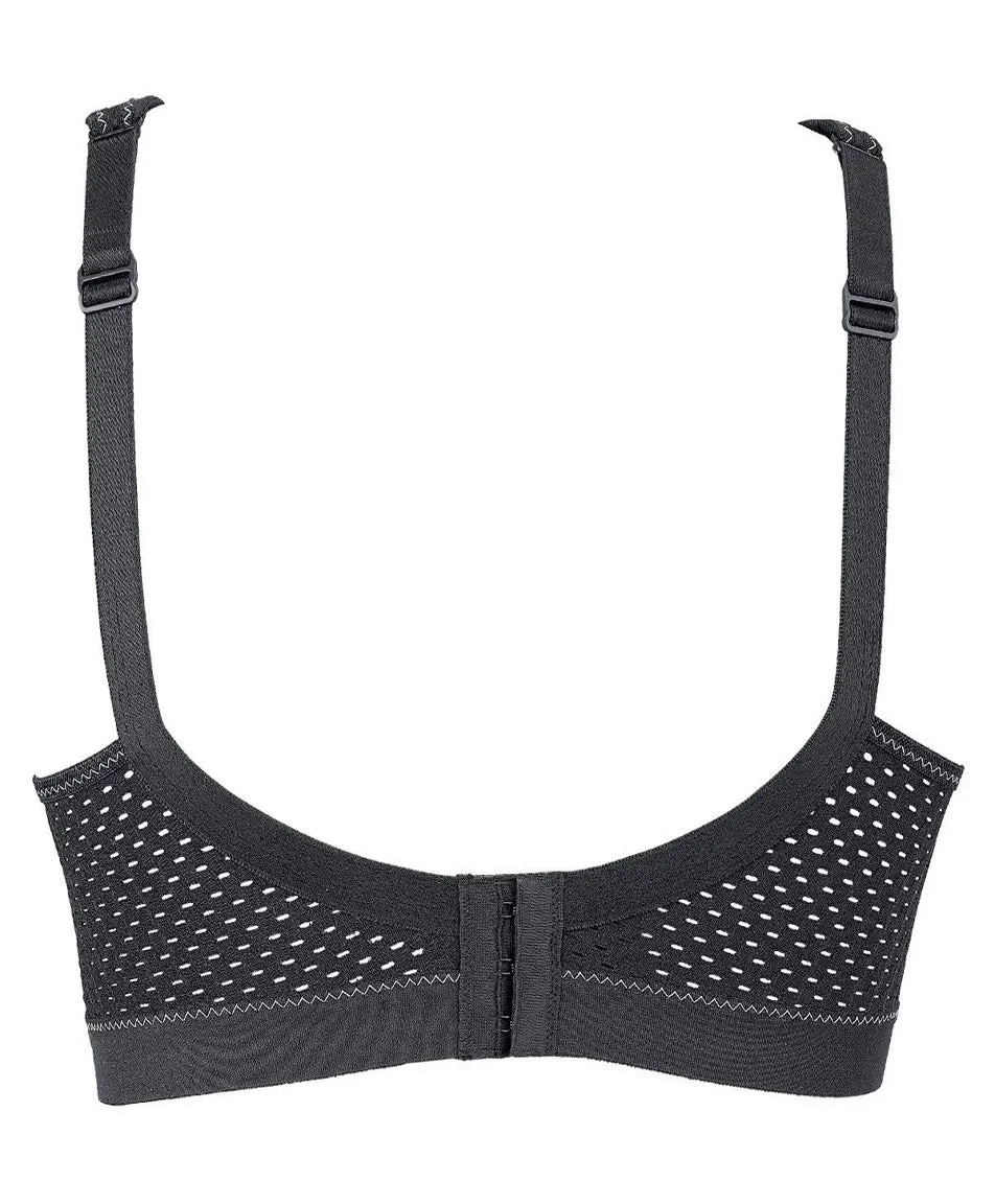 Anita Active Momentum Wire Free Sports Bra, Black