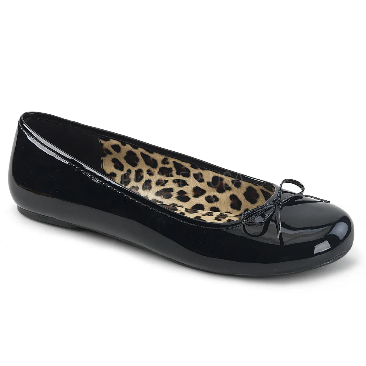 Anna Ballet Plus Size Flats Black PA