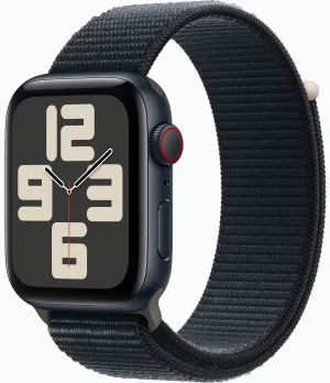 Apple Watch SE 2 (2023) 40mm (GPS   CELLULAR) - Midnight Aluminum - Midnight Sport Loop - (MRGD3LL/A | MRGD3CL/A)