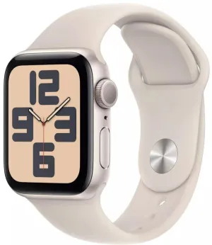 Apple Watch SE 2 (2023) 40mm (GPS CELLULAR) - Starlight Aluminum - Starlight Sport Band - Size:M/S - (MRFW3LL/A | MRFW3CL/A)