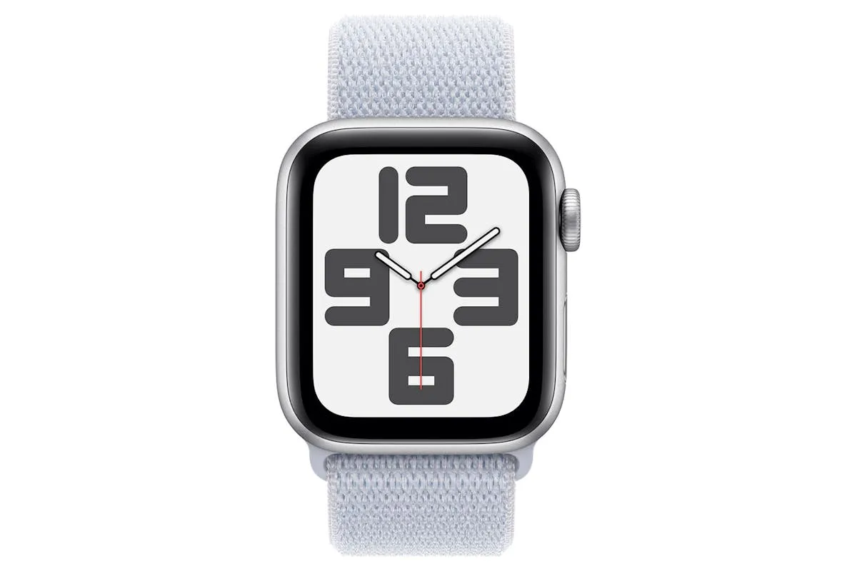 Apple Watch SE GPS | 40mm | Silver Aluminium Case with Blue Cloud Sport Loop