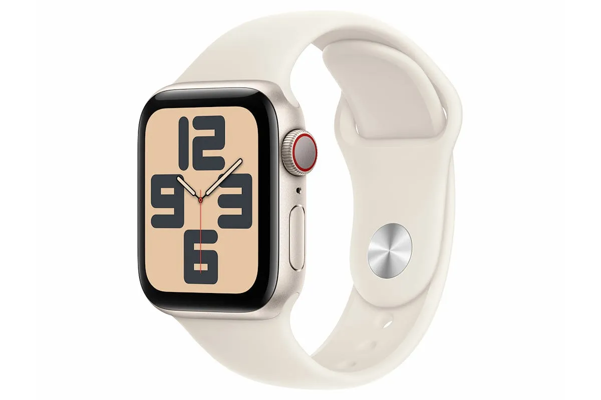 Apple Watch SE GPS   Cellular | 40mm | Starlight Aluminium Case with Starlight Sport Band M/L