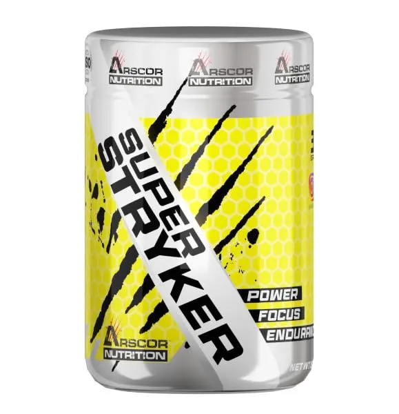 Arscor Nutrition Super Stryker | Pre Workout | Litchi | 30 Servings