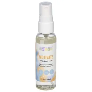 Aura Cacia Motivate Workout Mist 2 OZ [UNFI #10761] T