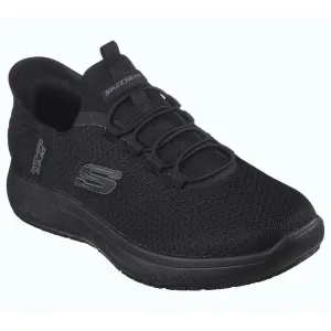 BA068-42 Skechers Mens Summit SR Sip Ons Black Size 42