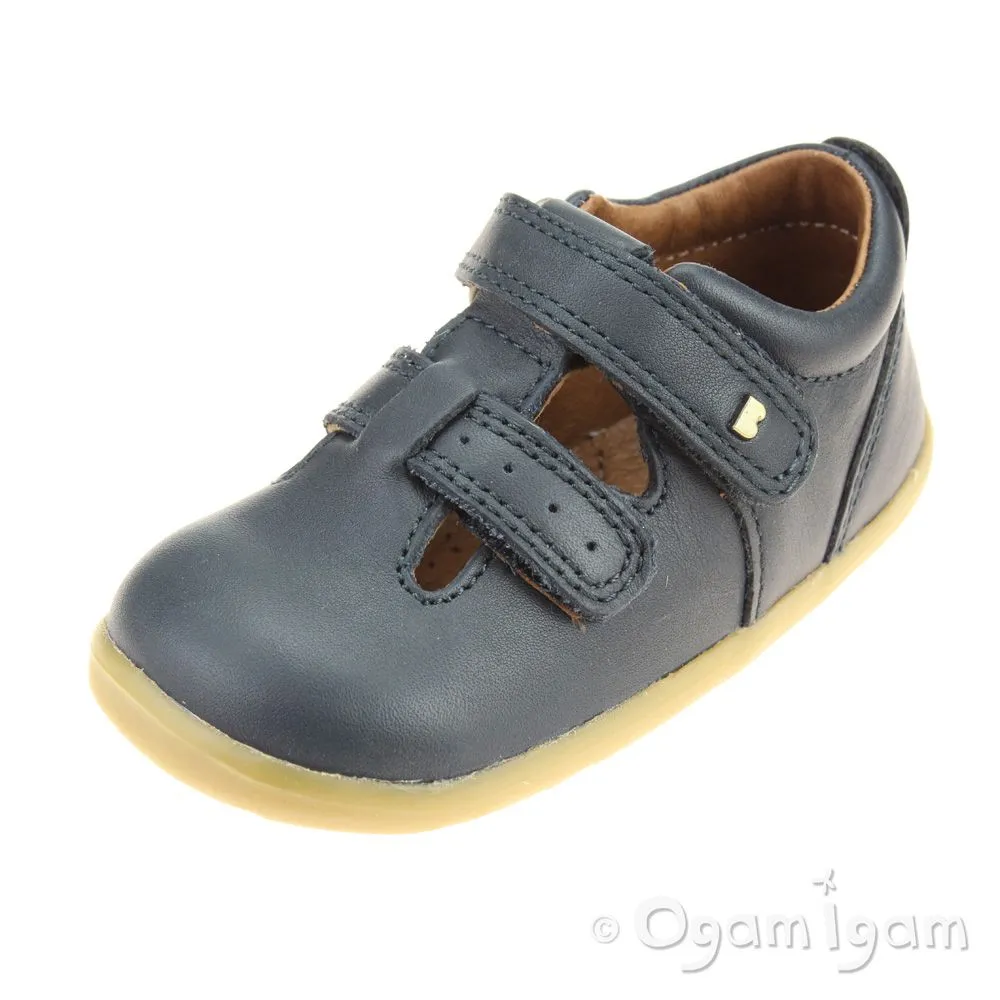 Bobux Jack and Jill Infants Navy Shoe