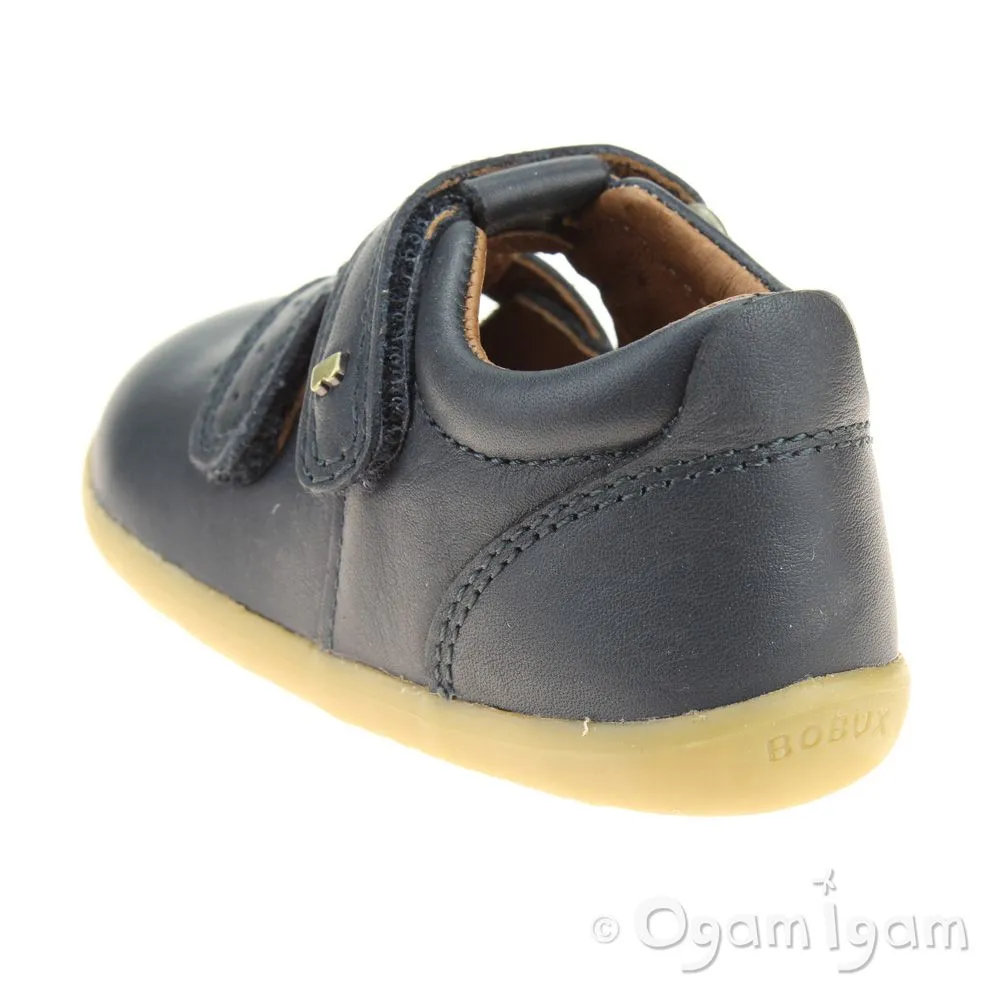 Bobux Jack and Jill Infants Navy Shoe