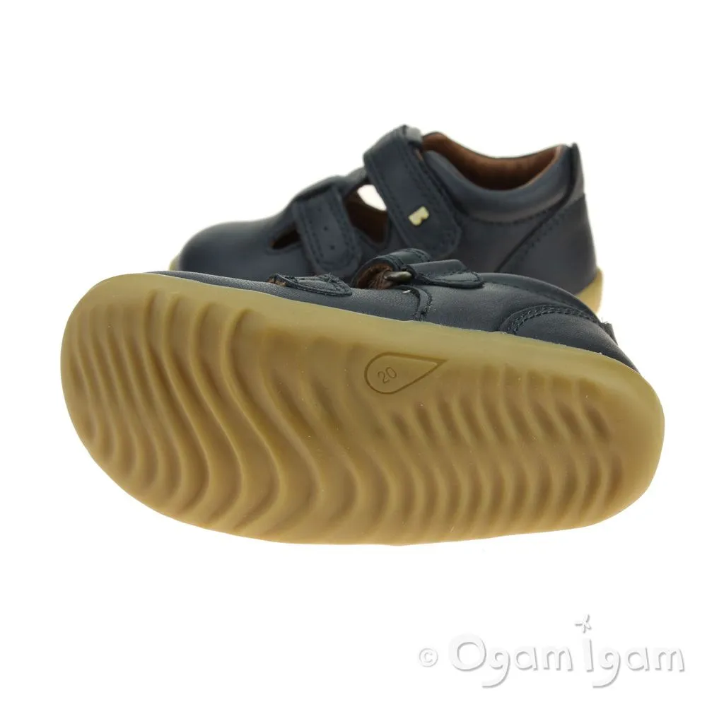 Bobux Jack and Jill Infants Navy Shoe