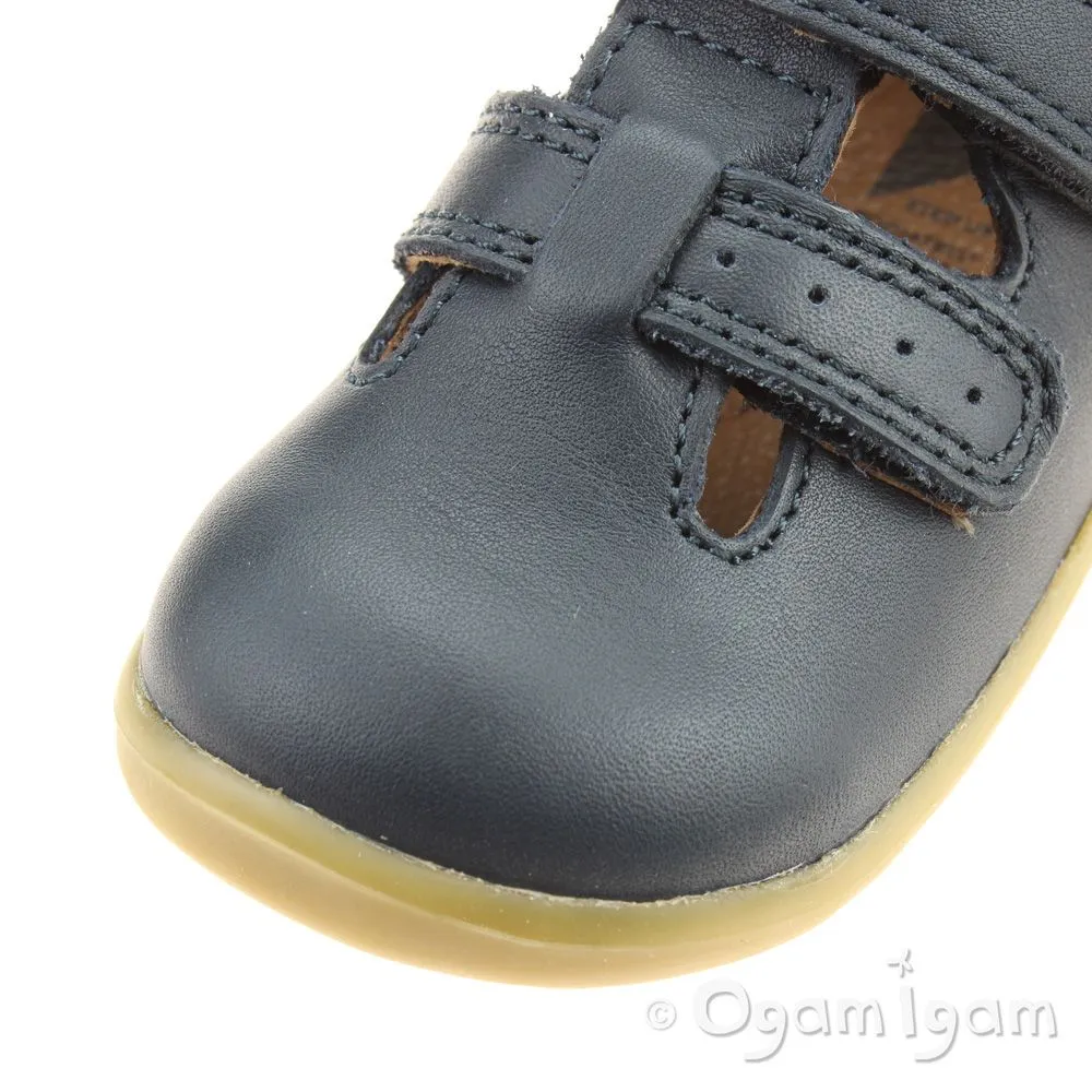 Bobux Jack and Jill Infants Navy Shoe