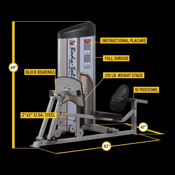 Body Solid Pro Club Line Series II Leg Press and Calf Raise