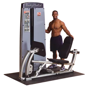 Body-Solid Pro Dual Leg & Calf Press Machine (w/ Weight Stack)