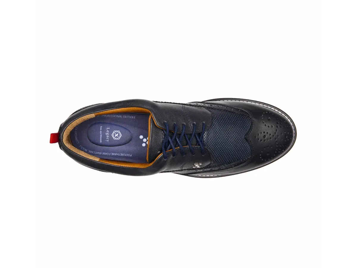 Boxto Golf Men's Legacy Love Spikeless Golf Shoes - Navy Blue