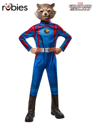 Boys Costume - Rocket Raccoon Gotg3 Deluxe Costume