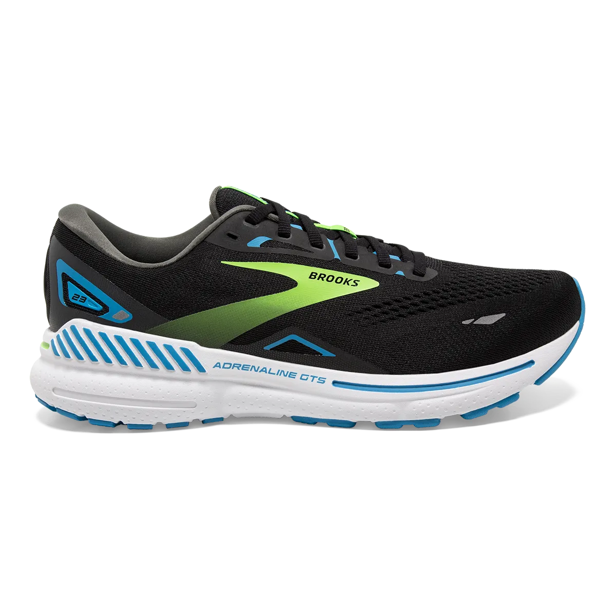 Brooks Adrenaline GTS 23 - Black - Hawaiian Ocean - Green