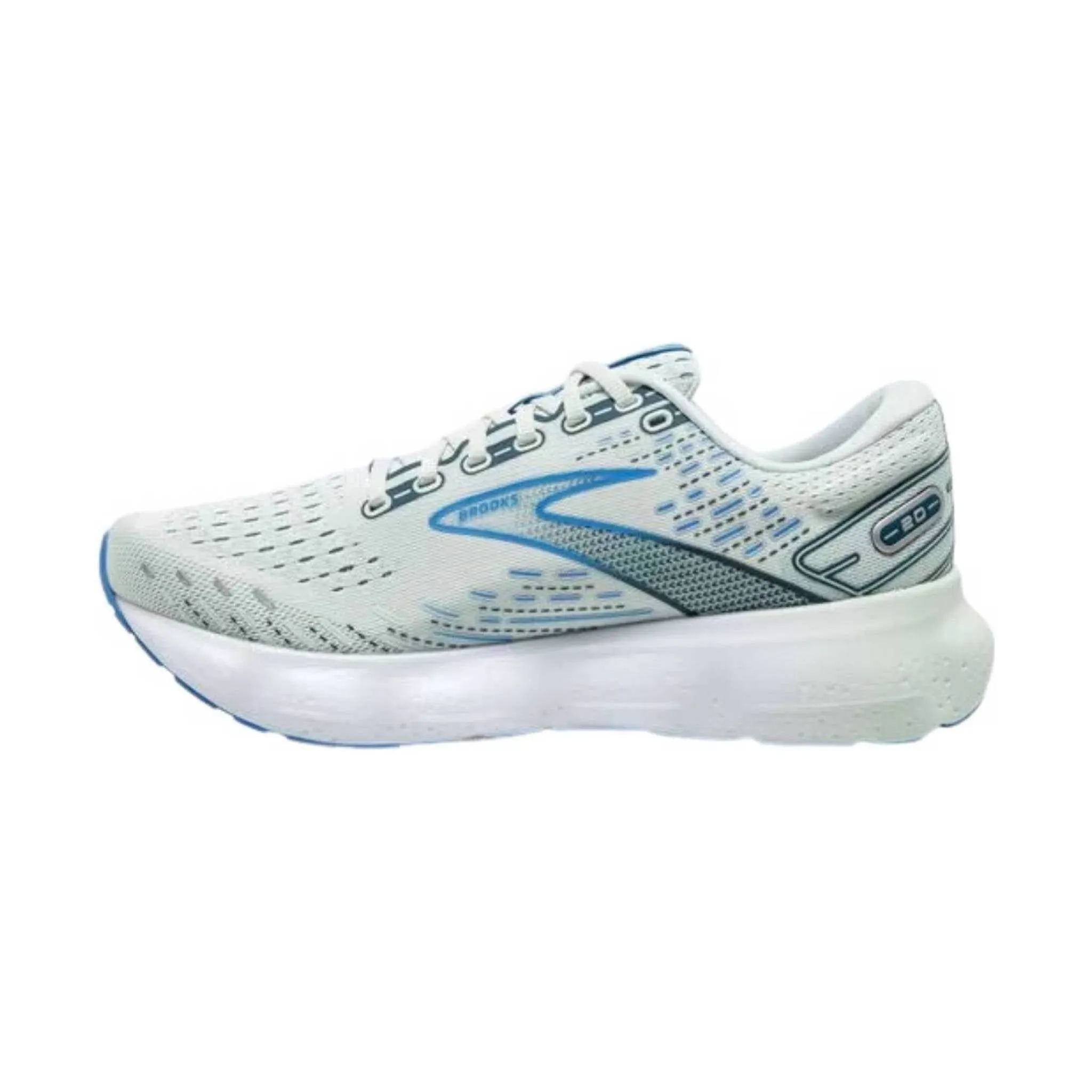 Brooks Women's Glycerin GTS 20 Running Shoe - Blue Glass/Marina/Legion Blue