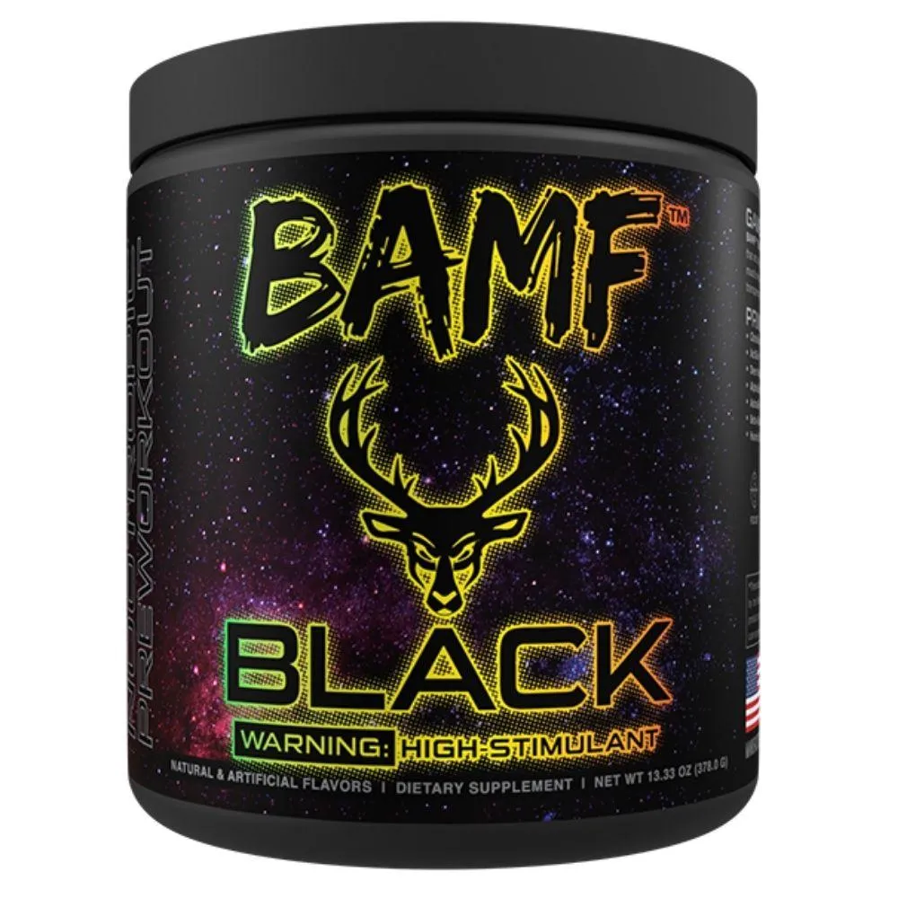 Bucked Up BAMF Black Nootropic Pre-Workout 30 Servings