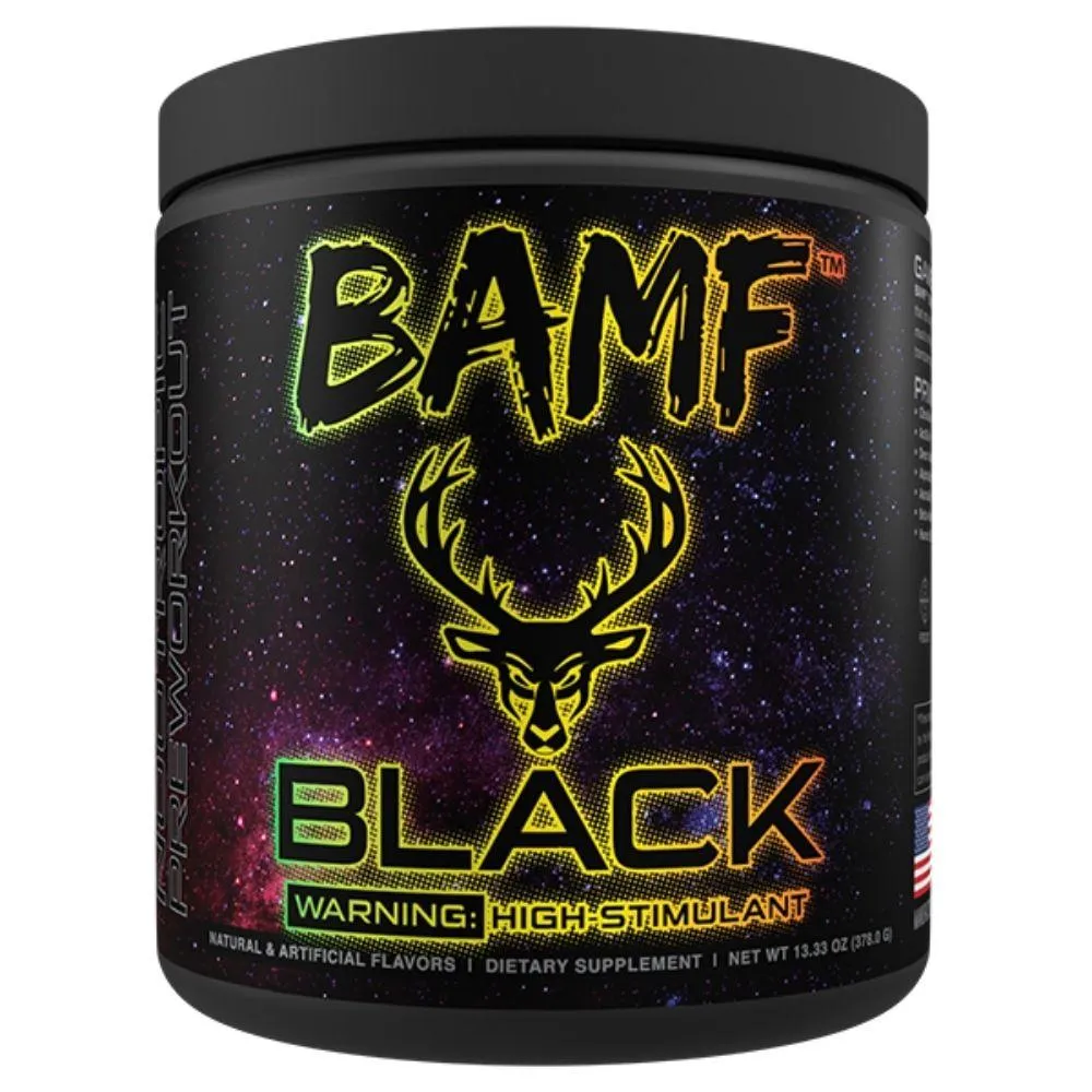 Bucked Up BAMF Black Nootropic Pre-Workout 30 Servings