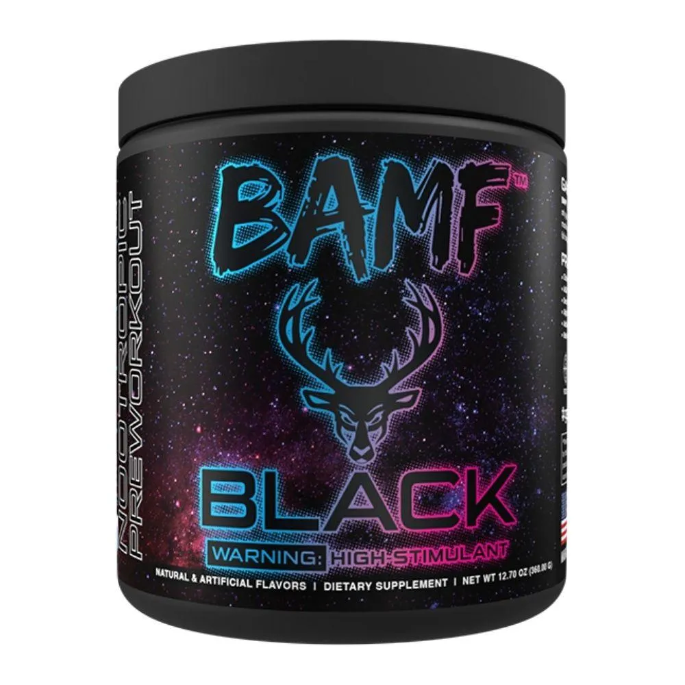 Bucked Up BAMF Black Nootropic Pre-Workout 30 Servings