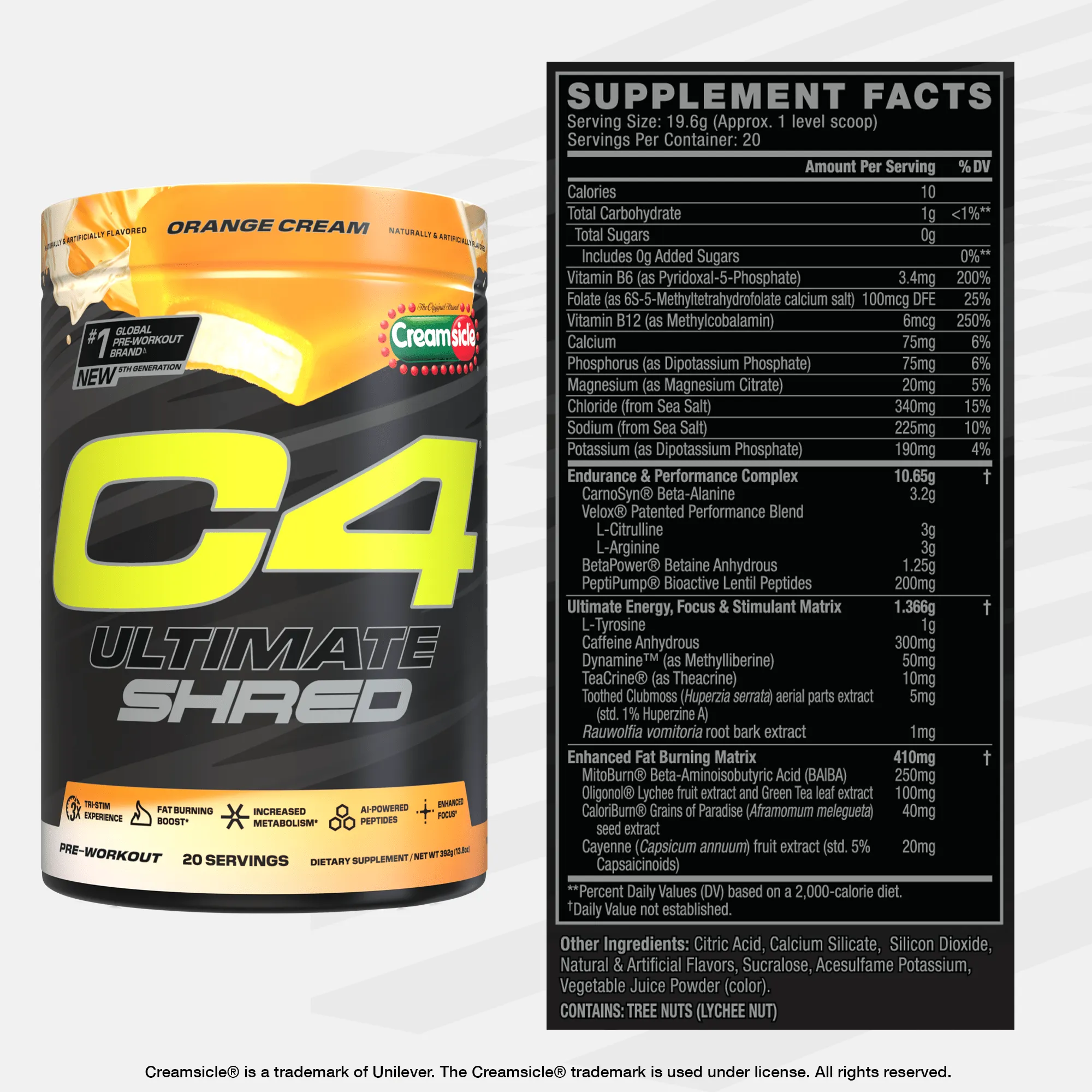 C4 Ultimate® Shred x Popsicle Pre Workout Powder