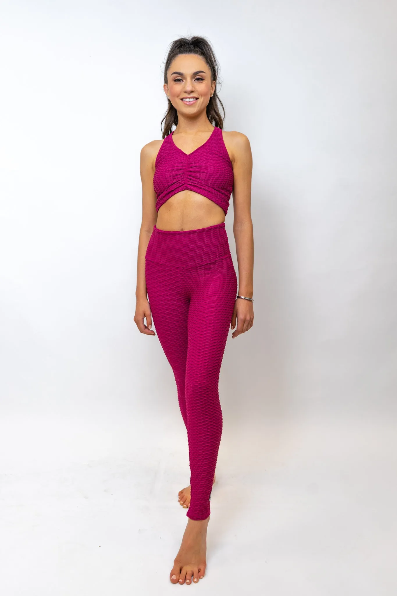 Calafia Sports Bra - Plum