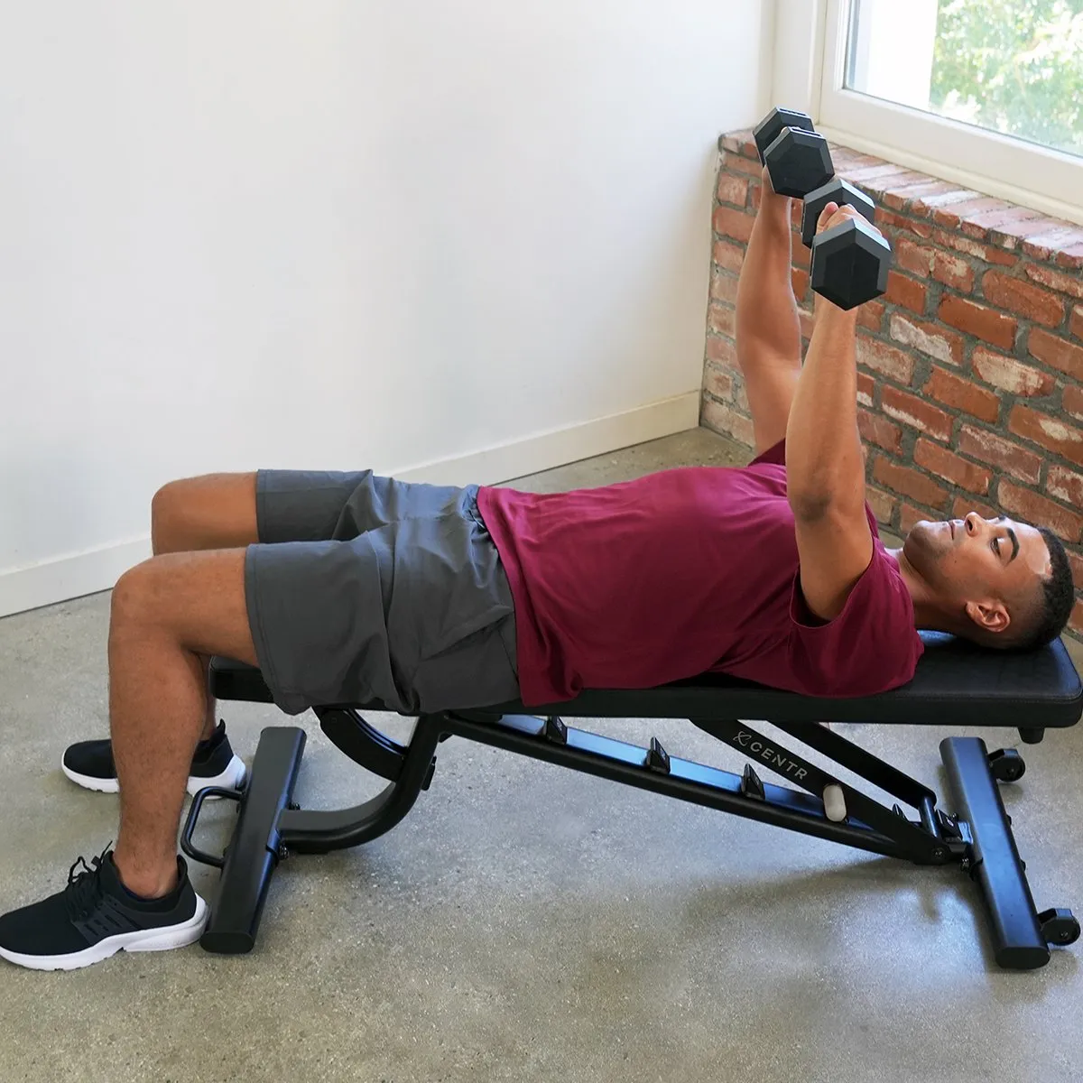 Centr Flat, Incline, Decline Workout Bench