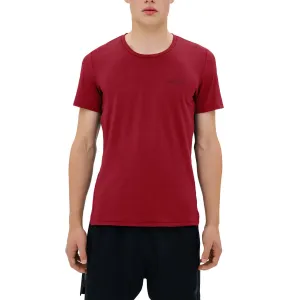 CEP Men's The Run Shirt Round Neck Short Sleeve v5 - Dark Red