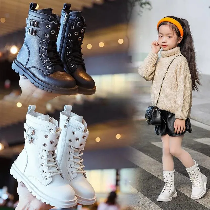 Children's Casual Shoes for Girls - Tide Mid-Calf Boots -  TSS307