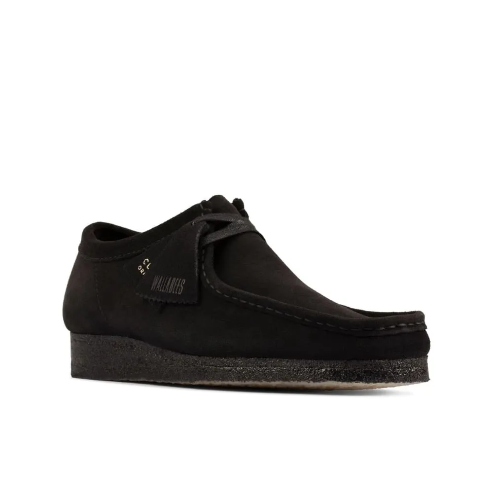 Clarks Originals Wallabee Low Men's Black Suede 26155519