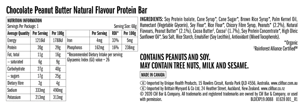 Clif Builders Protein Bar