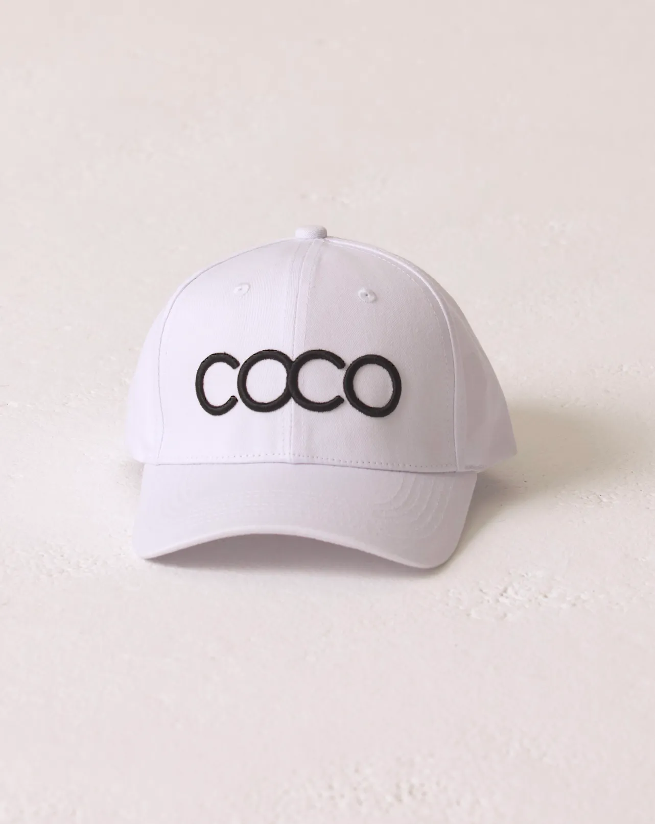 COCO Hat | White/ black