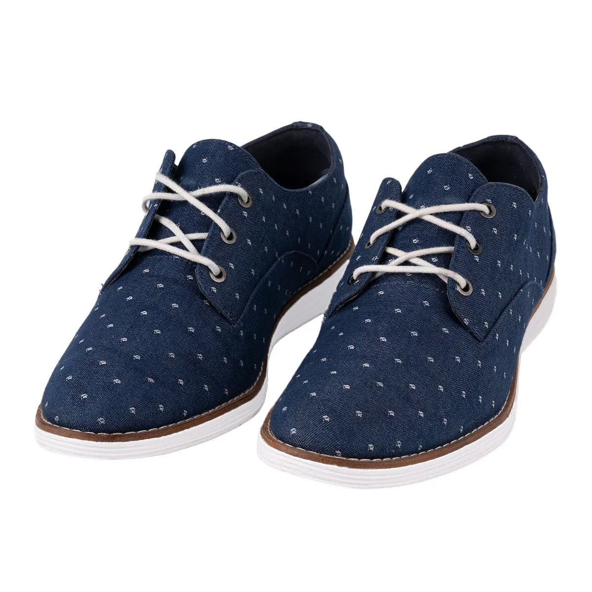 Cole Haan Grand Stitchlite Oxford Lace Ups Fabric Blue Colour For Women