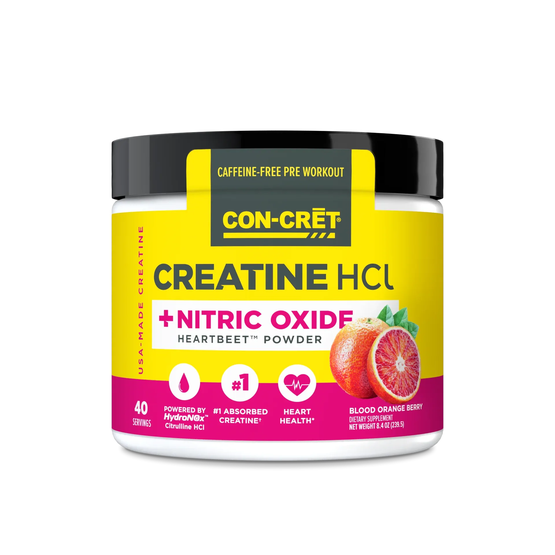 CON-CRĒT® Creatine HCl   Nitric Oxide Powder