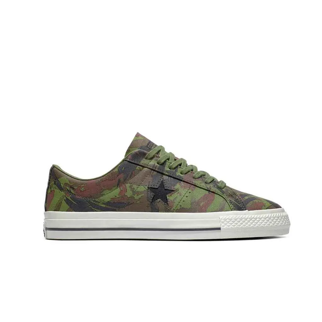 Converse One Star Pro Ox - Green/Black Camo