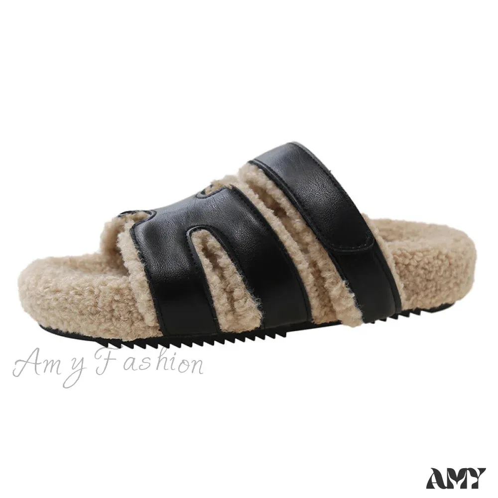 Cozy Lightweight Furry Trendy Comfortable Soft Stylish Autumn Casual Shoes