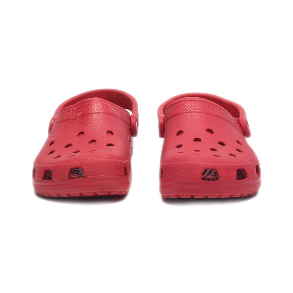 Crocs Classic Clogs Rubber Red Colour For Women